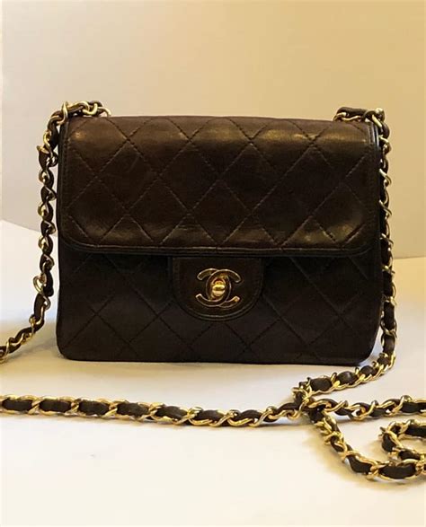 chanel small flap bag with waist chain